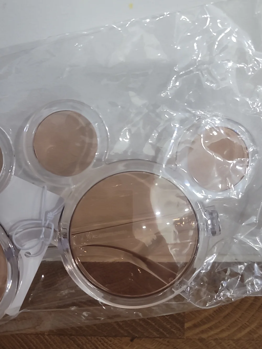 Tokyo Disney thick frame Mickey Mouse Sunglasses In Clear